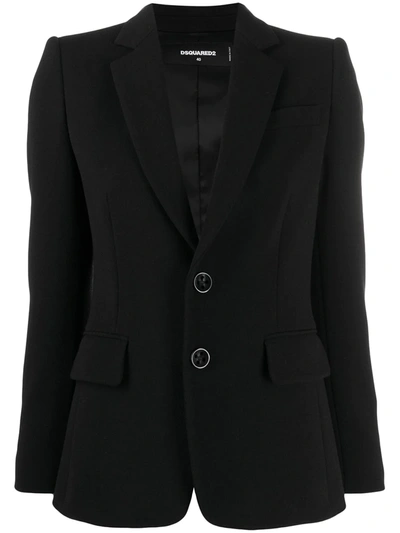 Shop Dsquared2 Tailored Blazer Jacket In Neutrals