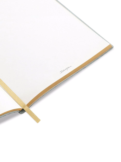 Dolce & Gabbana Large Blank Notebook Leather Cover Multicolor Unisex Onesize In Brown