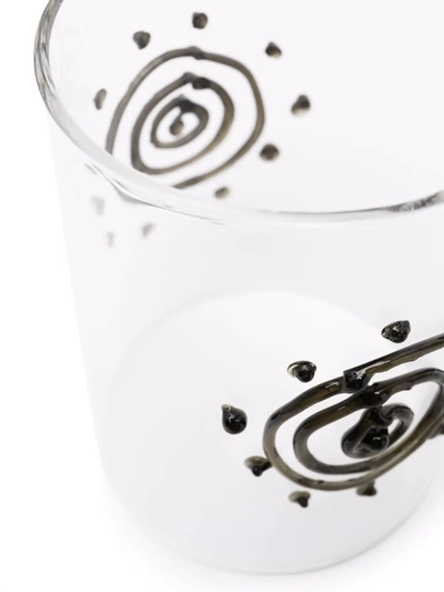 10 Corso Como Graphic-print Set Of Glasses In Weiss