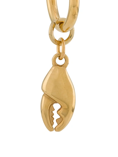 Shop True Rocks Crab Claw Single Earring In Gold