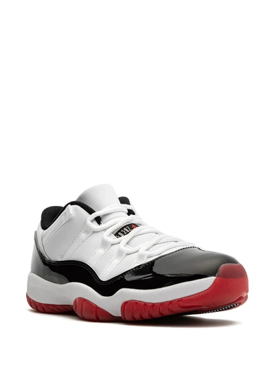 Shop Jordan Air  11 Retro Low "concord Bred" Sneakers In White