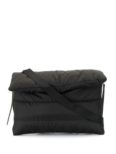 Shop Discord Yohji Yamamoto Matofu Shoulder Bag In Black