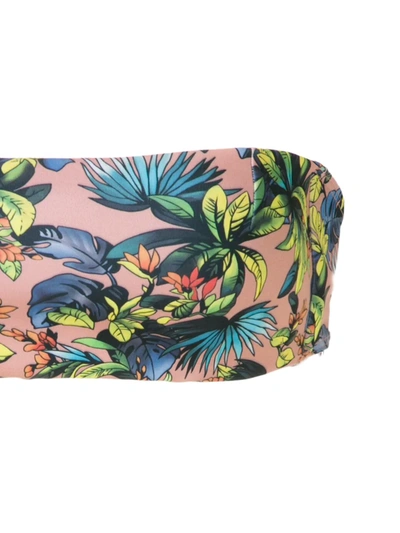 Amir Slama Printed Bikini Set In Neutrals