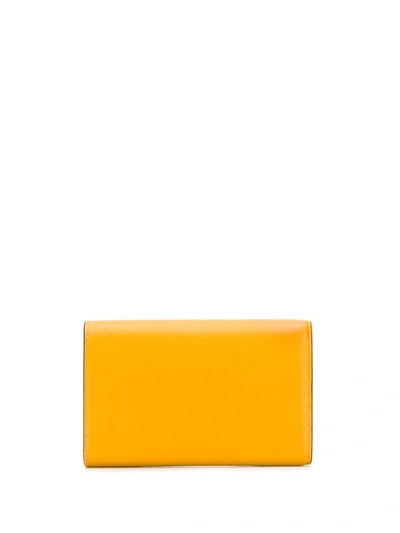Shop Mulberry Medium Continental Purse In Yellow