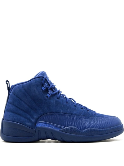 Shop Jordan Air  12 Retro "deep Royal Suede" Sneakers In Blue