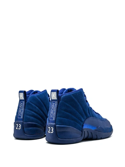Shop Jordan Air  12 Retro "deep Royal Suede" Sneakers In Blue