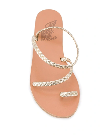 Ancient Greek Sandals Silver Eleftheria Sandals In Gold