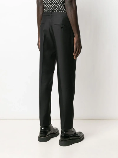 Shop Dsquared2 Tailored Slim-fit Trousers In Black