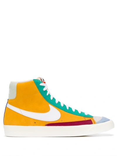 NIKE BLAZER MID '77 VINTAGE SUEDE SNEAKERS - 黄色