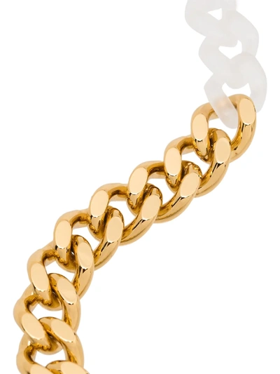 Shop Alyx Two-tone Chain-link Necklace In White