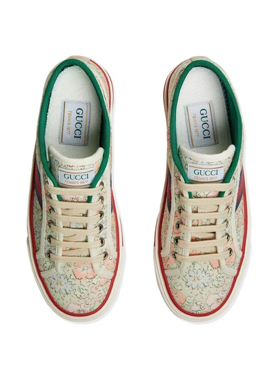 Shop Gucci Tennis 1977 Sneakers In Green