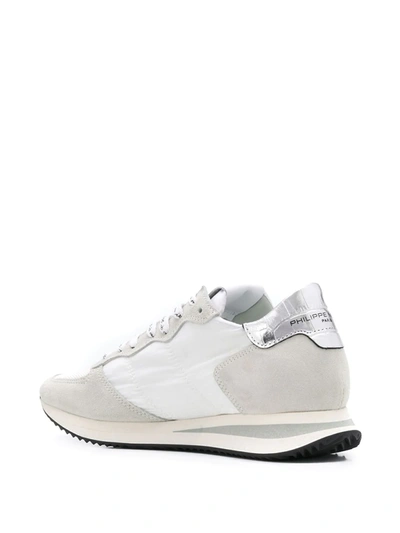 Shop Philippe Model Paris Trpx Low-top Sneakers In White