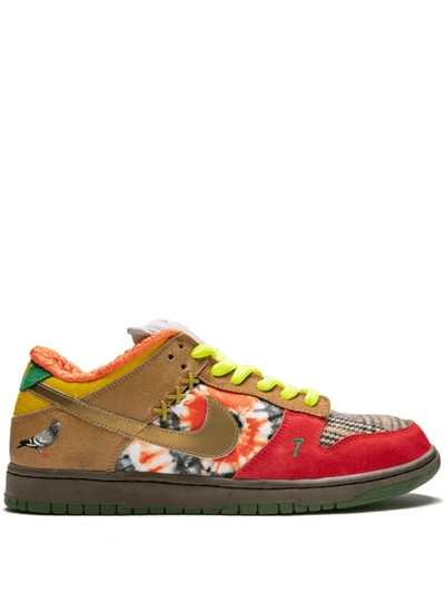 Shop Nike Sb "what The Dunk" Sneakers In White