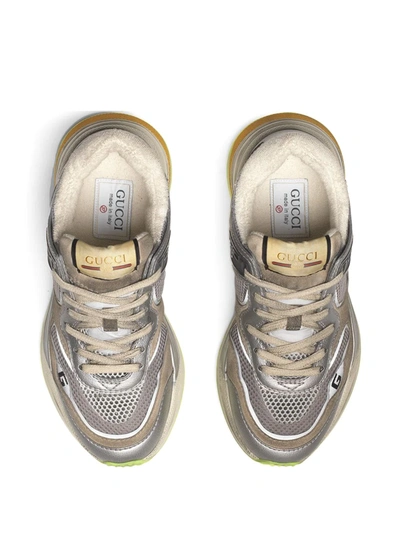 Shop Gucci Ultrapace Sneakers In Grey