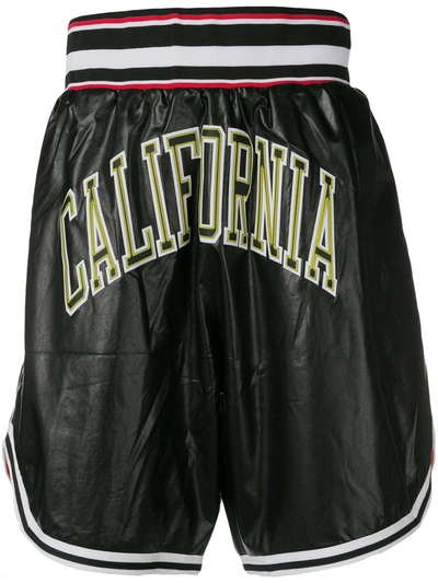 Shop Faith Connexion 'california' Boxing Shorts In Black