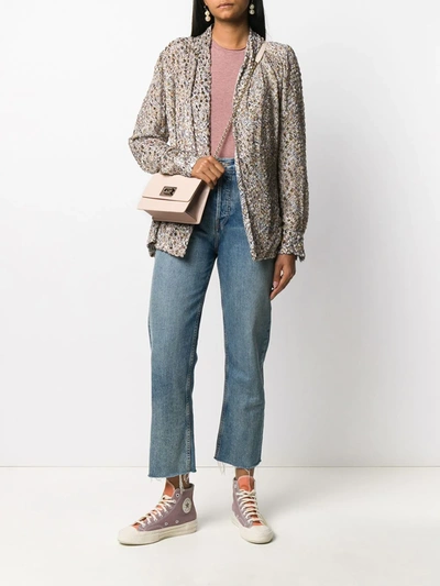 Furla 1927 Flip Lock Crossbody Bag In Neutrals