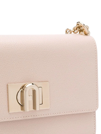 Furla 1927 Flip Lock Crossbody Bag In Neutrals