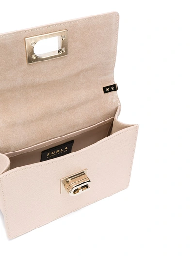 Furla 1927 Flip Lock Crossbody Bag In Neutrals
