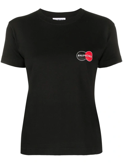 Shop Balenciaga Slim-fit T-shirt In Black