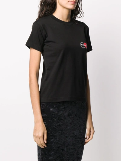 Shop Balenciaga Slim-fit T-shirt In Black