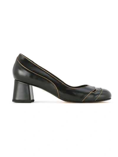 Shop Sarah Chofakian Ludwig Pumps In Black