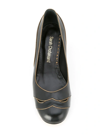 Shop Sarah Chofakian Ludwig Pumps In Black