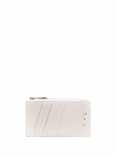 Shop Off-white Binder Zipped Card Case In Weiss