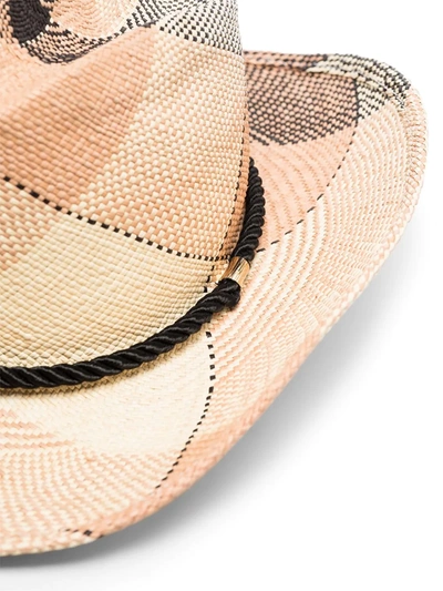 Shop Gladys Tamez Millinery Zuma Panama Straw Hat In Neutrals