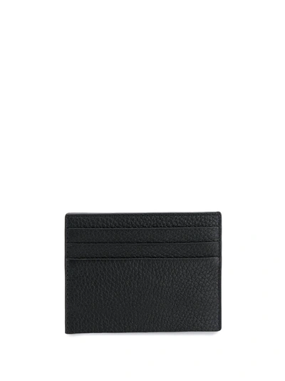Shop Thom Browne Deerskin Note Cardholder In 001 Black