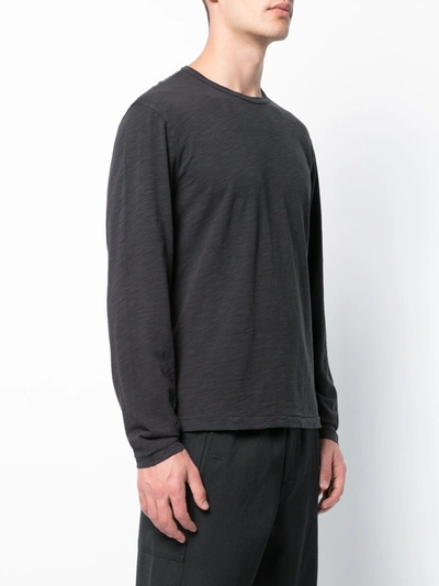 Shop Alex Mill Standard Long-sleeve Top In Black