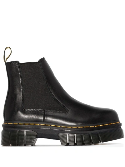 Dr. Martens Audrick Leather Platform Chelsea Boots In Black | ModeSens