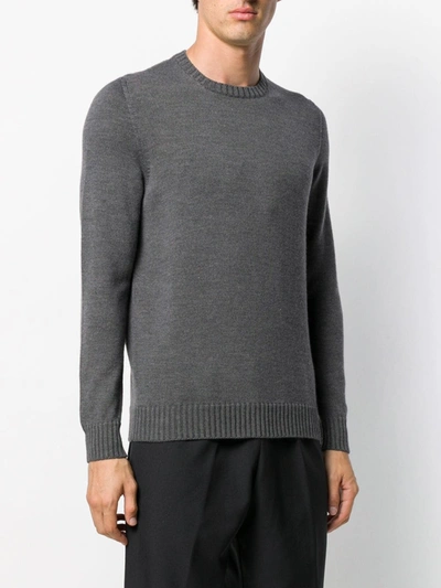Shop Drumohr Fine Knit Jumper In Grey
