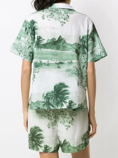 Shop Osklen Rj Print Short Sleeves Shirt In Multicolour