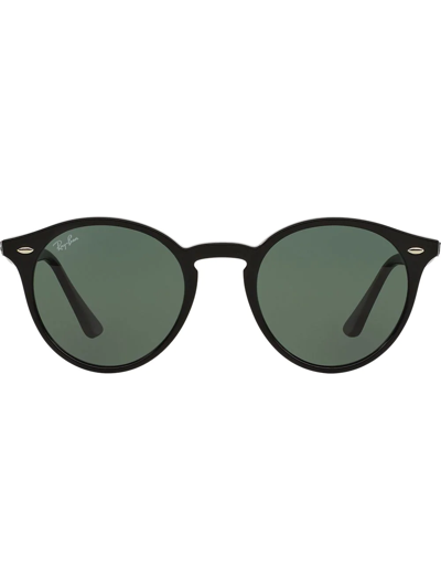 Ray Ban Highstreet 51mm Round Sunglasses - Black | ModeSens