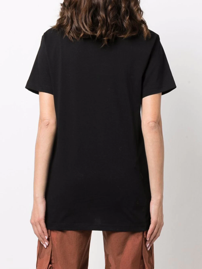 Shop Hide & Jack Logo-print Cotton T-shirt In Black
