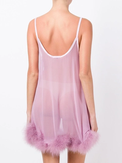Shop Gilda & Pearl Diana Sheer Slip Dress In Pink