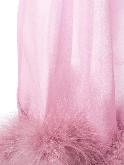 Shop Gilda & Pearl Diana Sheer Slip Dress In Pink