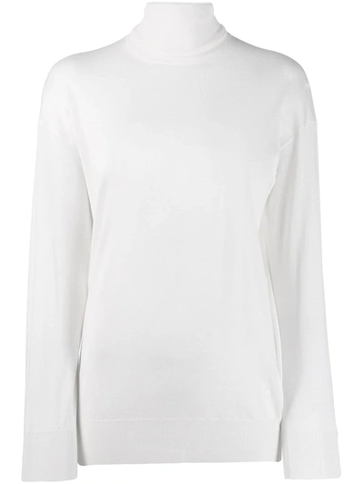 Shop Tom Ford Turtleneck Jumper In White