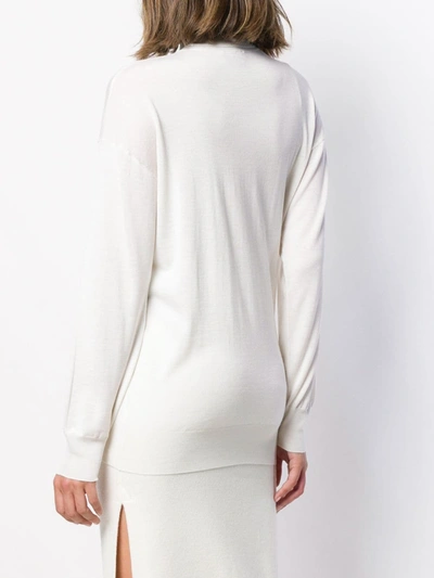 Shop Tom Ford Turtleneck Jumper In White