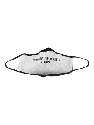 Stella Mccartney Logo-embellished Face Mask In Black