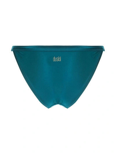 Duskii Océane Banded Bikini Bottom In Blue