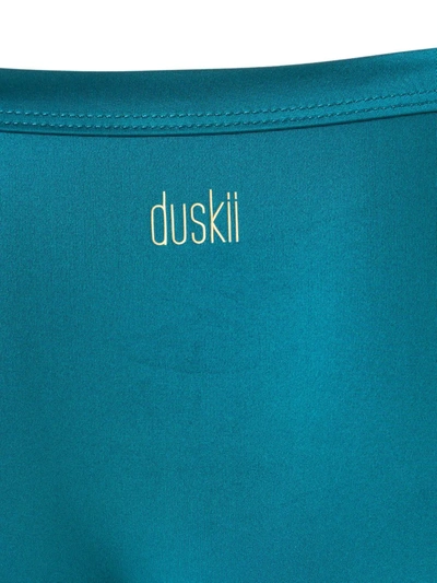 Duskii Océane Banded Bikini Bottom In Blue