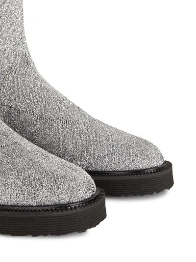 Giuseppe Zanotti Over-the-knee Boots In Grey