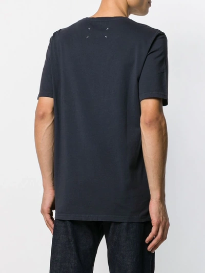 Shop Maison Margiela Classic T-shirt In Blue