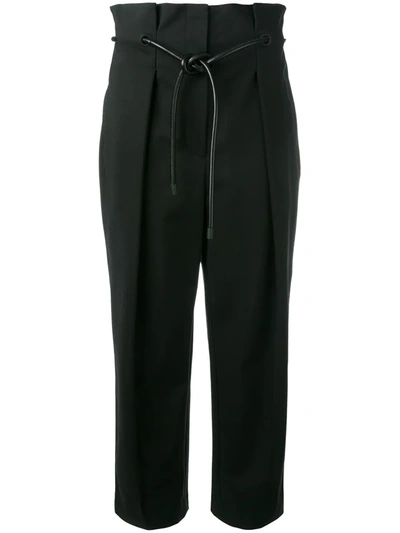 Shop 3.1 Phillip Lim Origami Pleated Trousers In Black