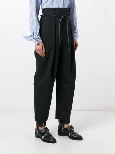 Shop 3.1 Phillip Lim Origami Pleated Trousers In Black
