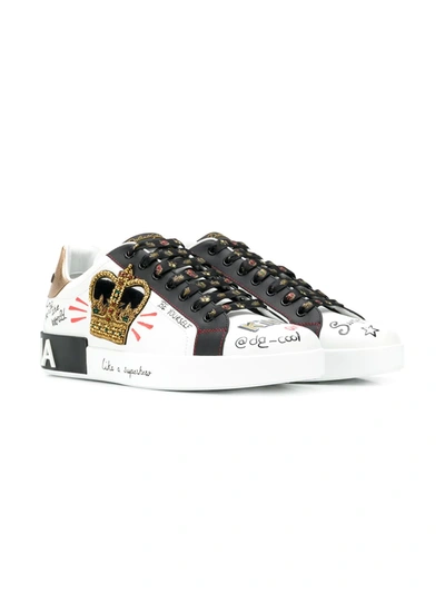 Dolce & Gabbana Dolce&gabbana Sneakers Portofino In White