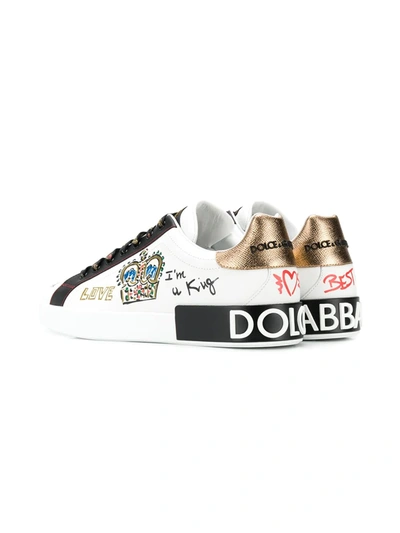 Dolce & Gabbana Dolce&gabbana Sneakers Portofino In White