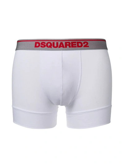 Shop Dsquared2 Logo Boxers In White