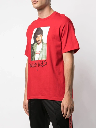 Supreme Nasty Nas Print T-shirt In Red